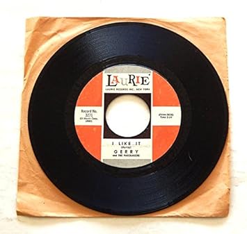 Gerry And The Pacemakers I LIKE IT b/w JAMBALAYA - Laurie Records 1964 - Vinyl 7 Inch Single Record - Liverpool Hitmakers with another Hit Single!