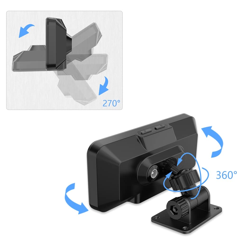 MRCARTOOL M50 GPS Inclinomètre Numérique Compteur de Vitesse HUD de Voiture Compteur de Pente avec Alarme de Survitesse Boussole pour tous les Véhicule Tout-terrain, SUV DC5-30V