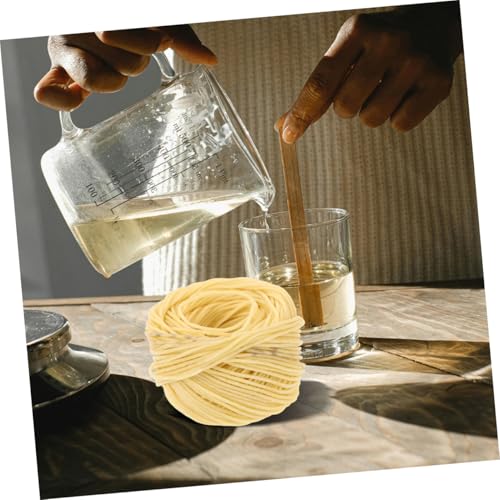 2 rollos de mecha para velas de fibra de lino natural miniatura 6