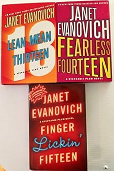 Hardcover Janet Evanovich Stephanie Plum Series 13-15 (Lean Mean Thirteen, Fearless Fourteen & Finger Lickin' Fifteen) Book