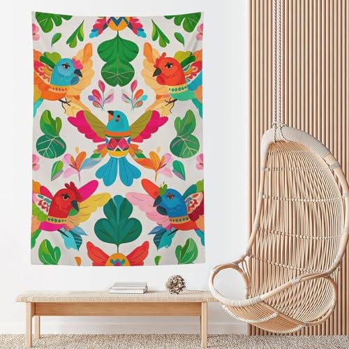 Tapisserie murale mexicaine vintage WSOIHFEC grand format 152x228 tissu léger déco salon chambre
