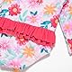 Mazuliso Baby Mädchen Badeanzug UV EIN stück Langeärmel MIT Einem Reißverschluss(3VLBlumen,86-92 cm)