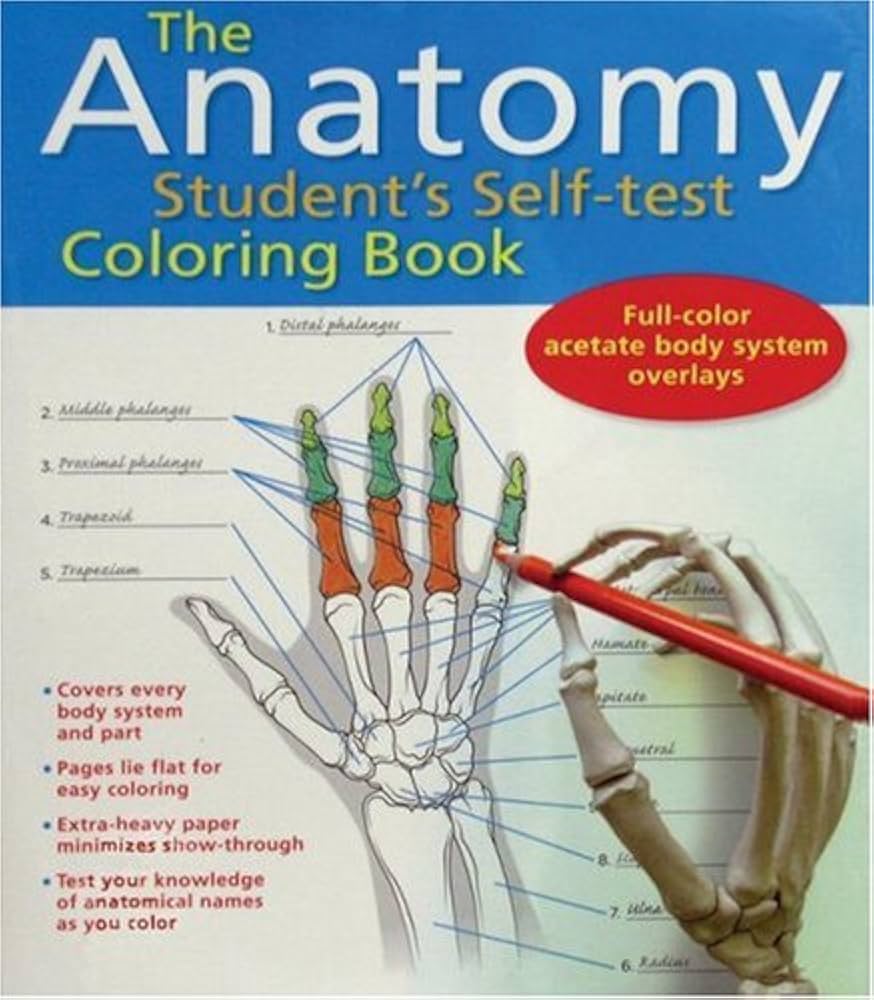 Anatomy Student's Self-Test Coloring Book: 9780764137778