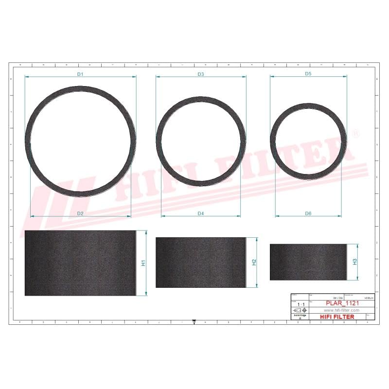 HIFI FILTER KA 190254 Luftfilter-Kit kompatibel mit LOSMA AS 3 AS 3 DC