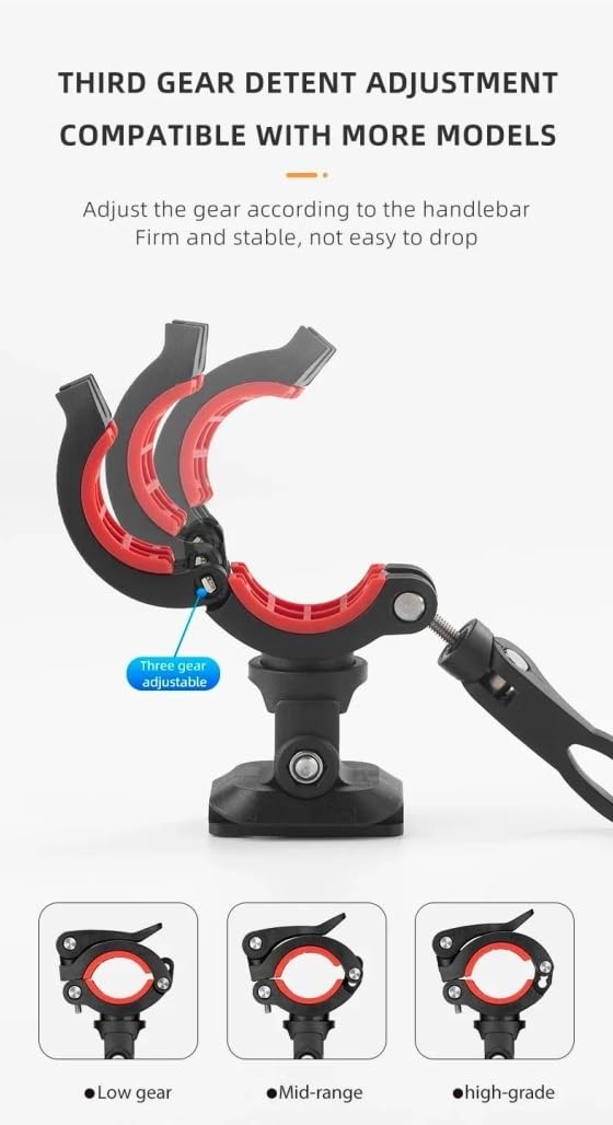 Soporte De Teléfono para Bicicleta Moto Bloqueo Automático Antichoque Soporte Móvil Engrosado Antideslizante