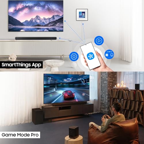 Image of Samsung 540 W 9.1.4 ch (HW-Q930D /XL) Wireless Dolby Atmos Soundbar with Subwoofer, Center /Up /Side Firing Speakers, Surround Sound, Alexa Built-in, AirPlay2, Wi-Fi, Bluetooth, HDMI (Titan Black)