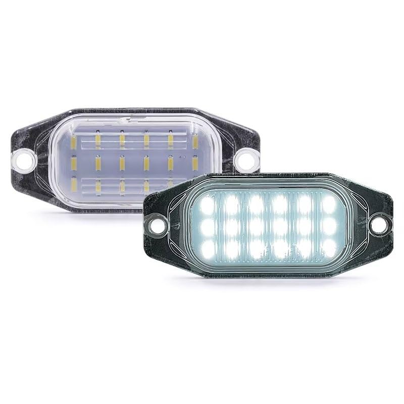 Luz de matrícula 8127124010 para Lexus LX450 (1996-1998), juego trasero de 2 piezas