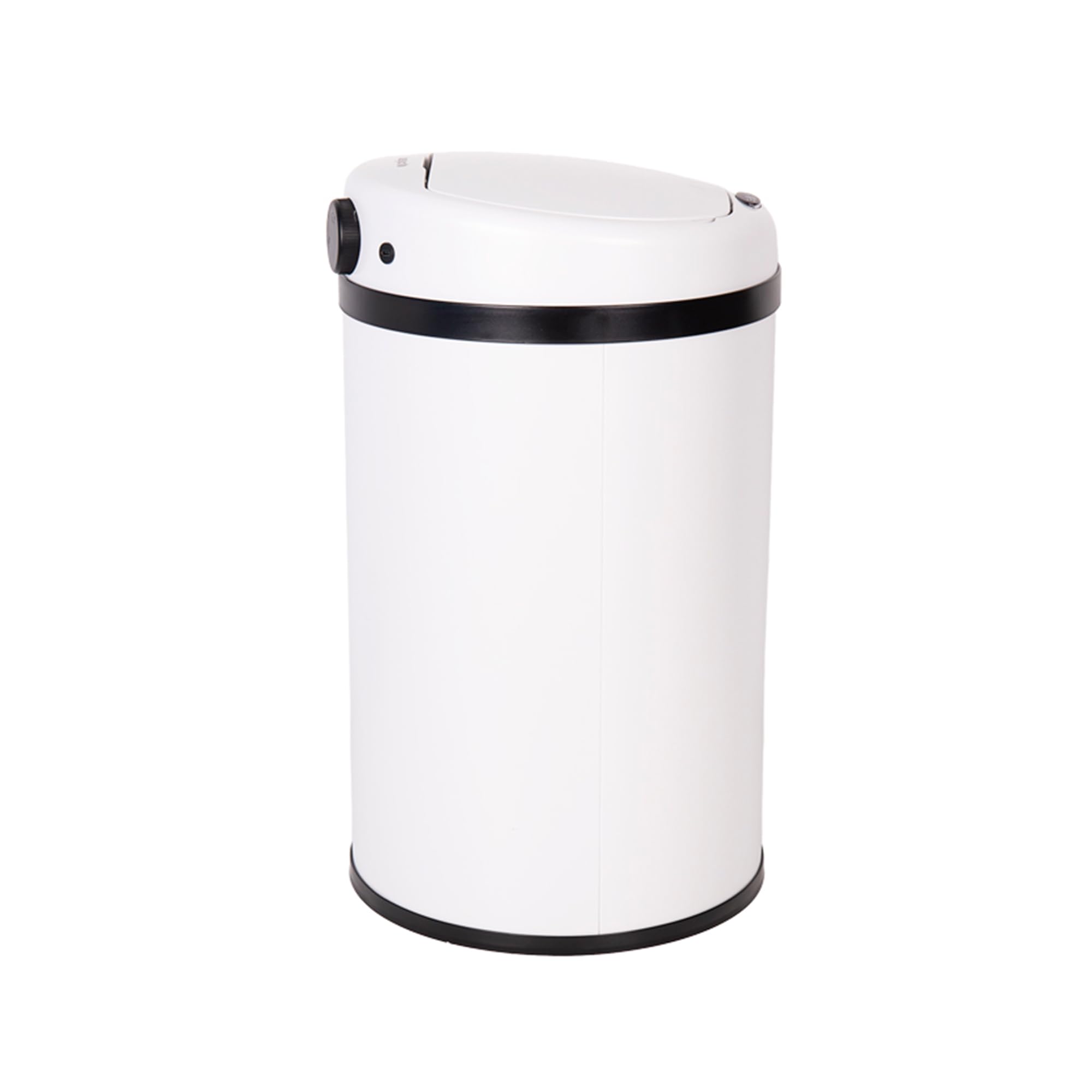 Cofan Cubo de Basura con Sensor de Movimiento, Apertura Automática, Papelera Inteligente, Metal ABS PP, 30 L, Blanco