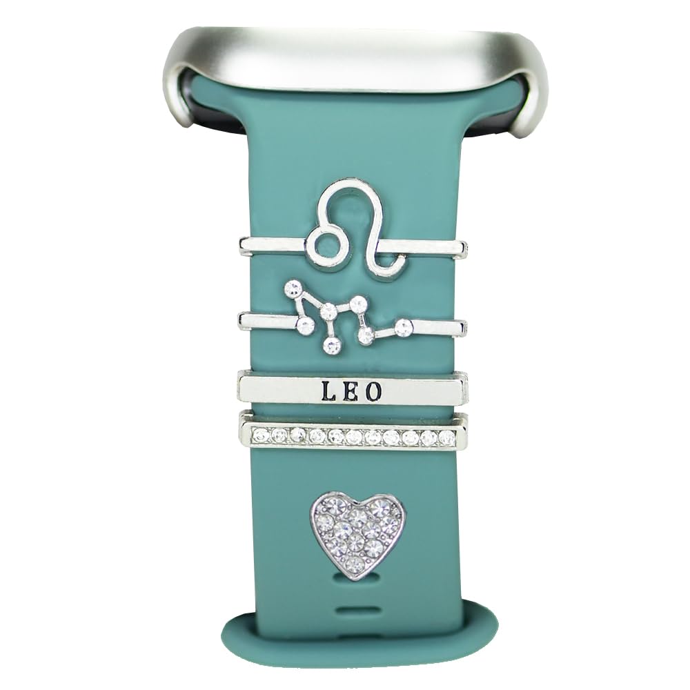 12 Constellations Women Decorative Watch Band Charms for Apple Watch 38mm 40mm 41mm 42mm 44mm 45mm 49mm Love