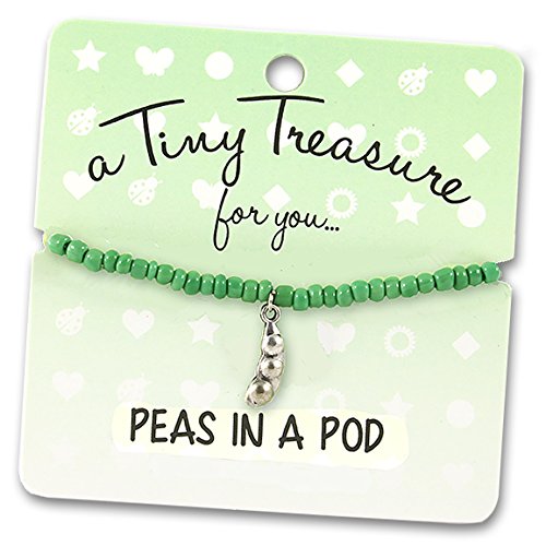 A TINY TREASURE FOR YOU... PEAS IN A POD! Bracelet