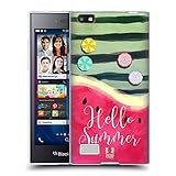 Head Hülle Designs Hallo Wassermelonen Soft Gel Handyhülle Hülle kompatibel mit BlackBerry Leap