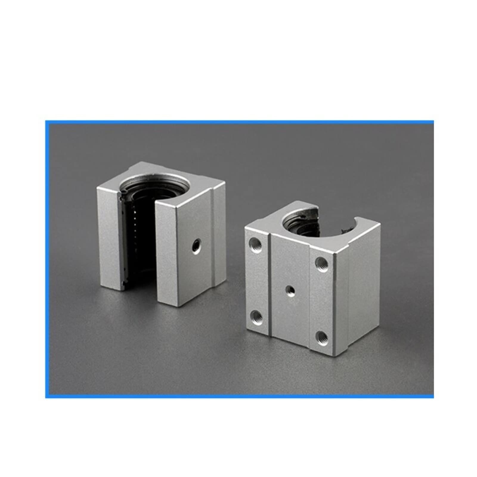 Rodamiento rígido de bolas de acero cromado Bloque de rodamiento lineal de 1/4 piezas, deslizador de tipo abierto SBR10UU SBR16UU SBR20UU SBR25UU, bloque de rodamiento de bolas lineal, guía lineal de