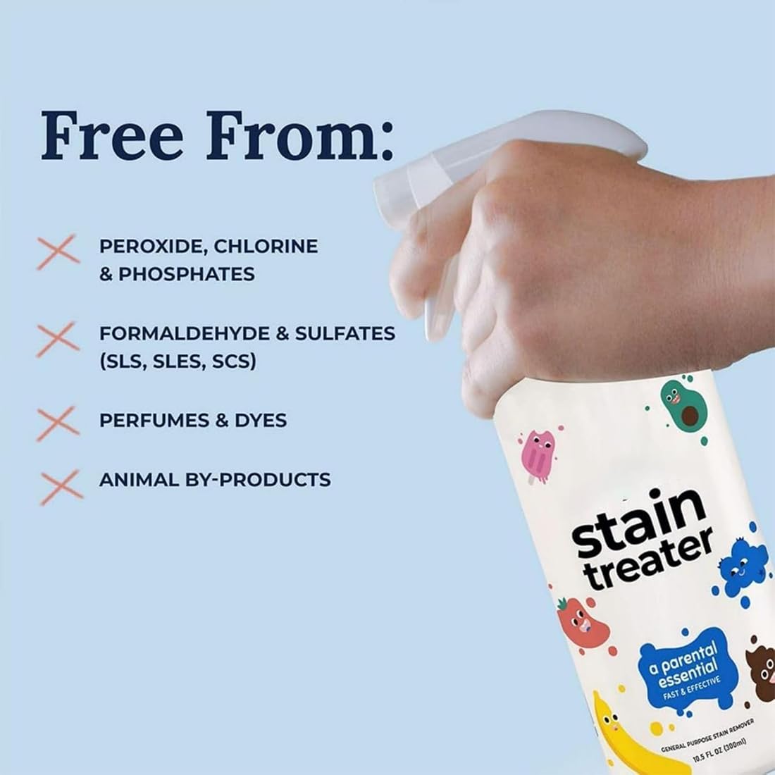 Stain Treater Spray, 300ml Stain Treater, Fleckenentferner Kleidung, Gallseife, Wäschefleckenentferner Für Kleidung, Polst (2 Stücke)