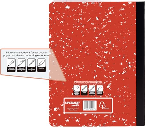 Journal primaire K-2 UPGRADE NOTES carnet de composition marbré bleu - 7