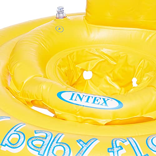 Intex, Baby Bote Float Amarelo com assento de perninhas (tipo fralda)