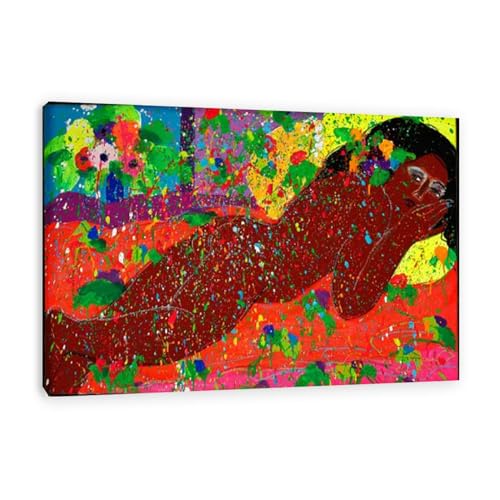 Impression sur toile Walasse Ting 50x75cm pour créer un salon élégant et inspirant
