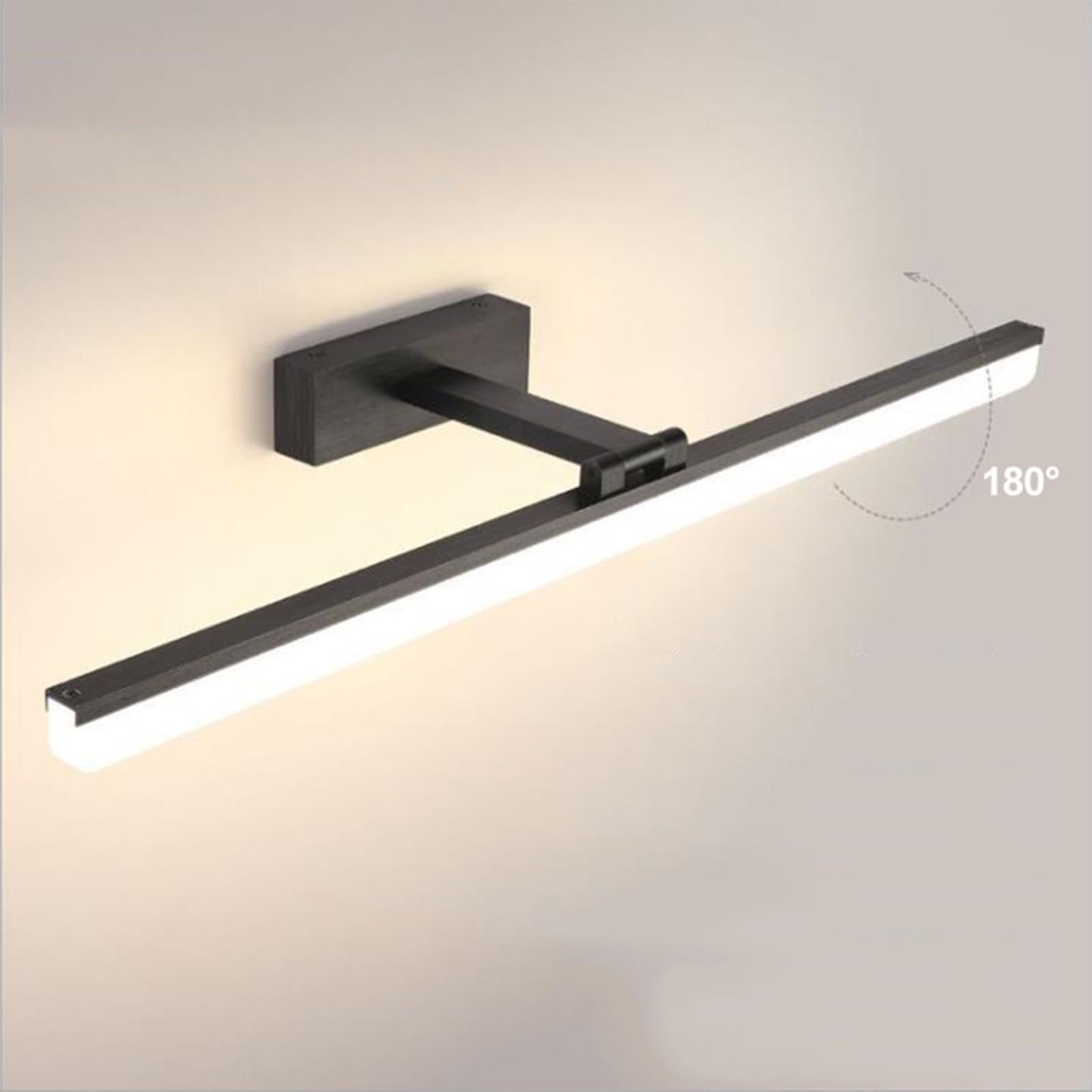 Lampa ścienna LED z przełącznikiem kinkiet ścienny USB zasilana bateriami ściana 3000 K / 4000 K / 6000 K metal e obraz sypialnia łazienka makijaż oprawa oświetleniowa lustro przednia lampa