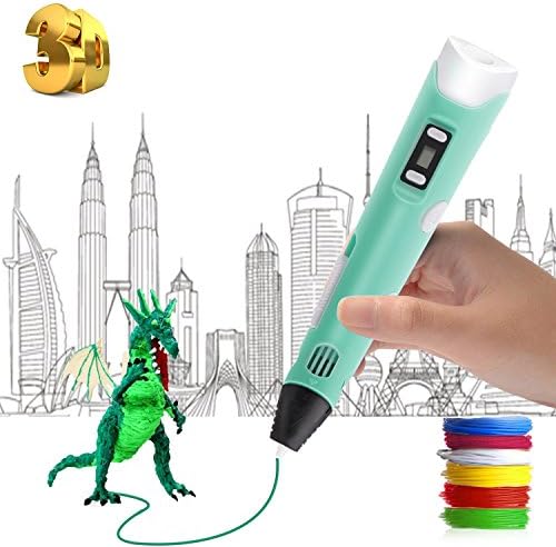 MASCARRY 3D Printing Pen, Low Temperature 3D Printing Pen with LED Display for Kids and Adults, Doodler Model Making and Art Crafts Tool, Compatible with PLA and ABS Filament Refills