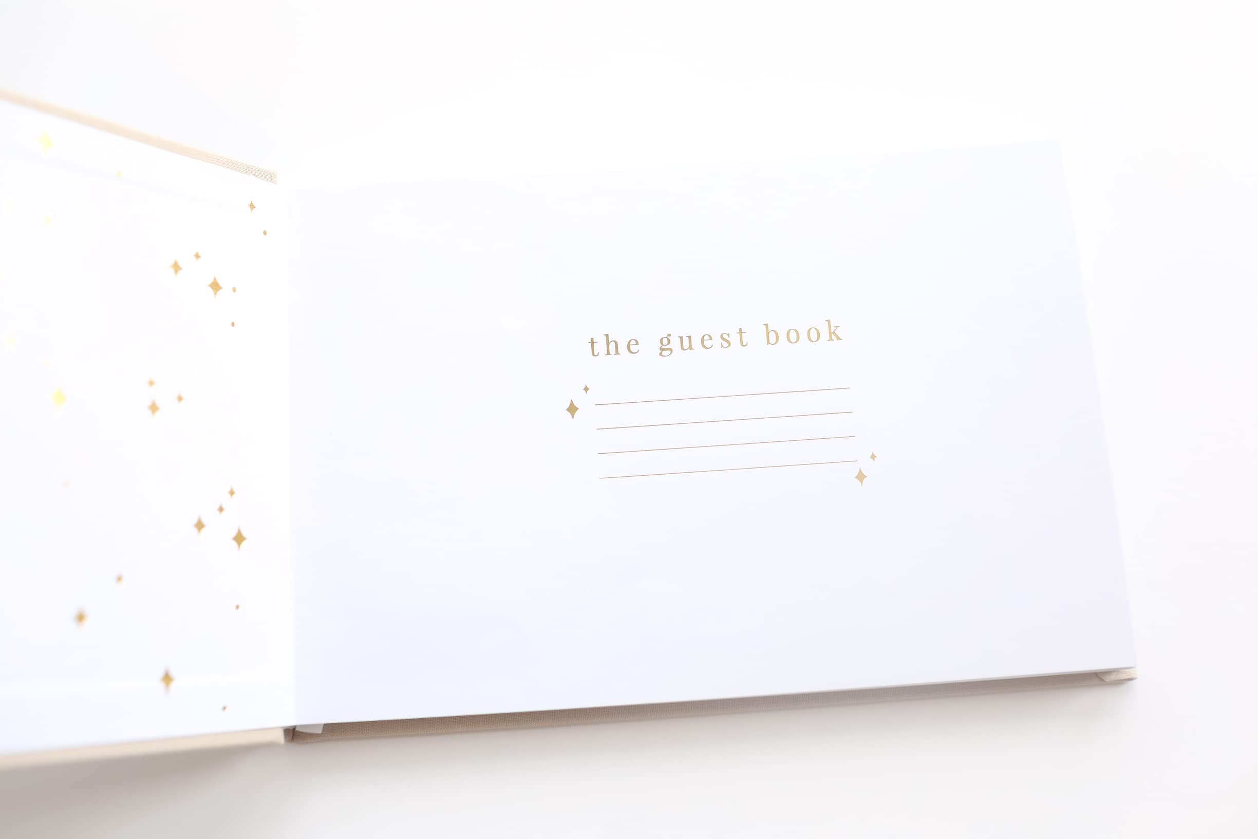 Guest Book: Beautiful Keepsake for Life’s Special Events - Sign In Book for Wedding Reception, Baby Shower, Funeral and Vacation Home - 100 Pages, Ribbon Bookmark and Gold Foil — Amazon image 6