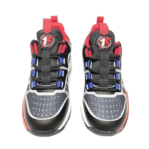 XCUT Kids Athletic Basketball Sneakers, Mid Top, Breathable Mesh, Unisex Running Shoes3