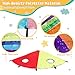 DOLEMODUO Play Parachute for Kids, 12FT Rainbow Parachute Mole Game with 9 Holes, Including 3 Inflatable Sticks & 1 Pump, Perfect for Team Building, Group Activities, Creative Play