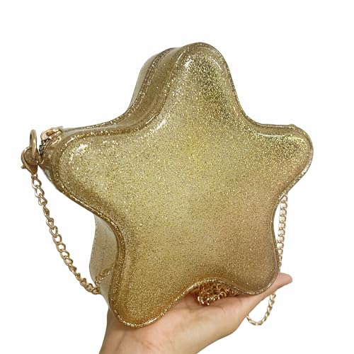 Image of Women's Mini Star Tote Bag, Women's Cute PU Leather Hobo Bag Chic Star Crossbody