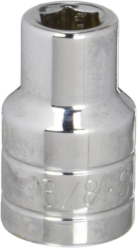 SK Tools USA 1/2 Drive, 9/16, 6 Point, Standard Chrome Socket, 40118