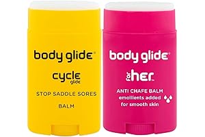 BodyGlide 2-Pack: Anti Chafe Balm for Her and Cycle Glide