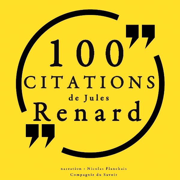 Cover art for 100 citations de Jules Renard