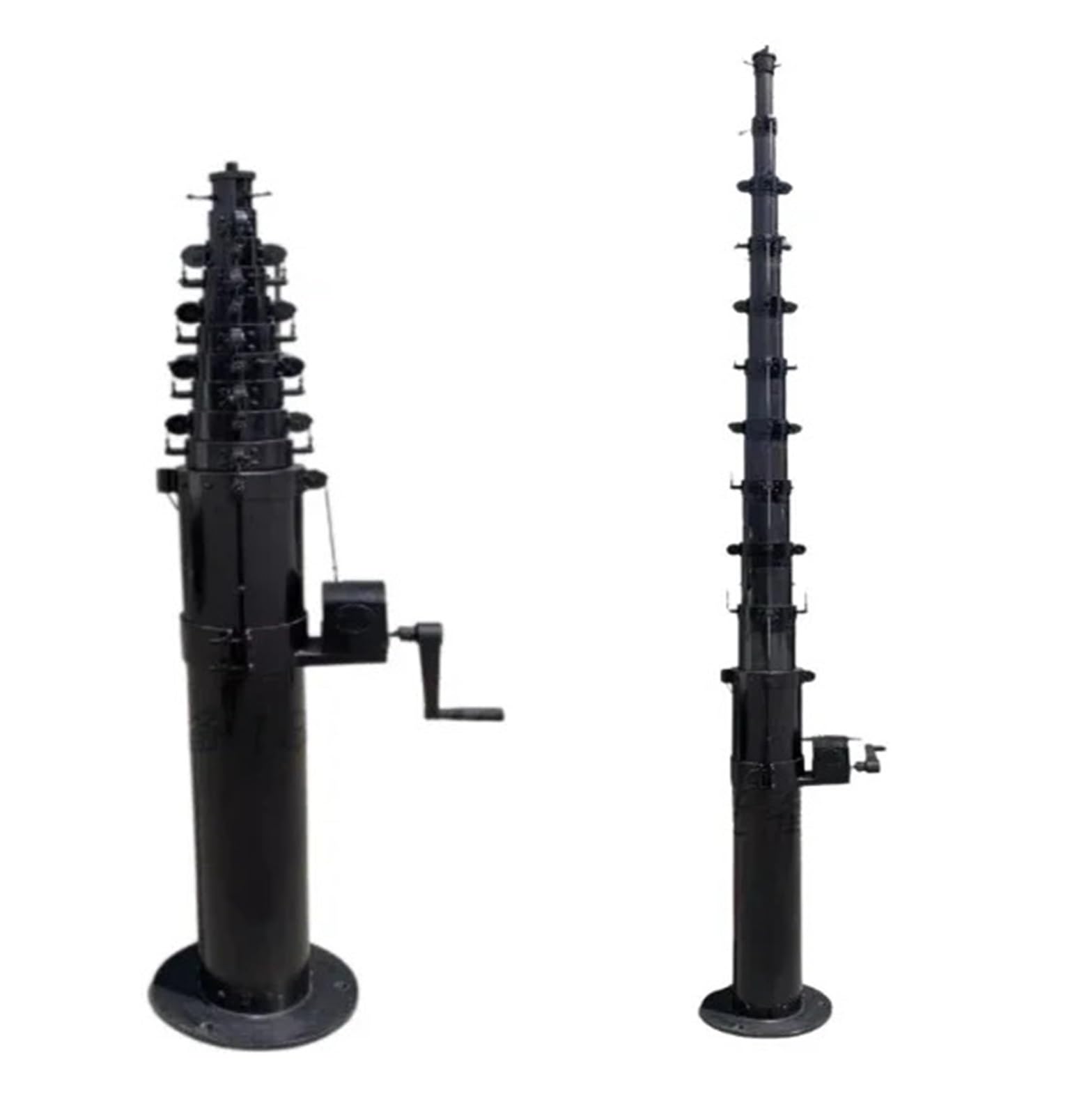 3-15m Carbon Fiber Antenna Lighting Telescopic Rod Vehicle-Mounted Telescopic Mast Tripod CCTV, Telescopic Mast(12m)