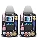 Auto Rückenlehnenschutz Ezilif 2 Stück Groß Auto Rücksitz Organizer für Kinder, 600D Oxford Stoff Wasserdicht Rücksitzschoner mit 12 Zoll iPad/Tablet-Tasche, Kick-Matten-Schutz für Autositz