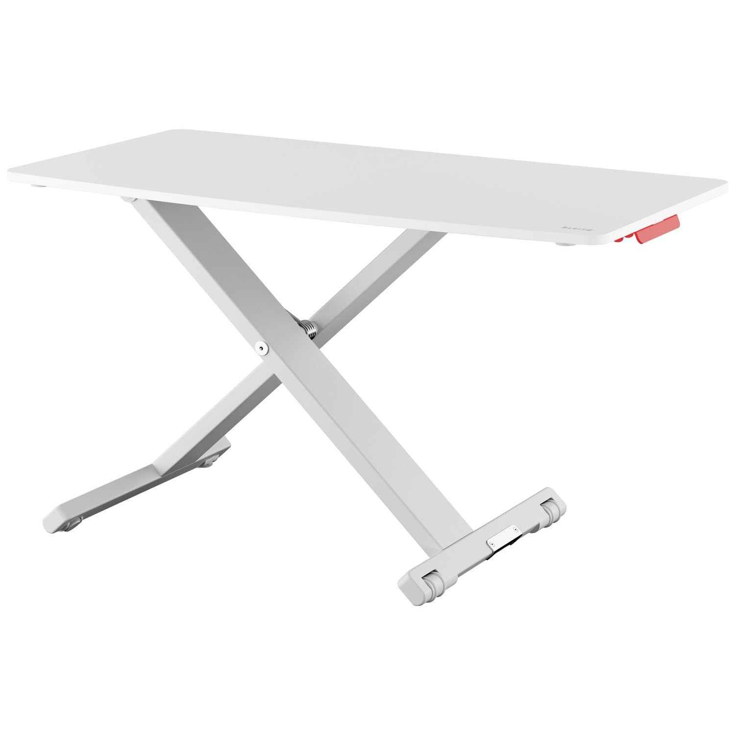 Leitz Ergo Standing Desk Converter, Adjustable Sit to Stand Up Desk Workstation, Monitor Riser, Holds Laptop and Mouse (65330085-NA)