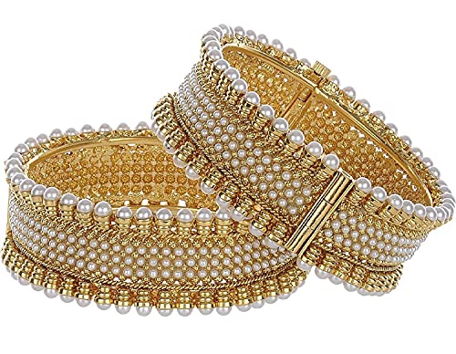 YouBella Jewellery for women Traditional Gold Plated Bangles for Women and Girls (Image - 3)
