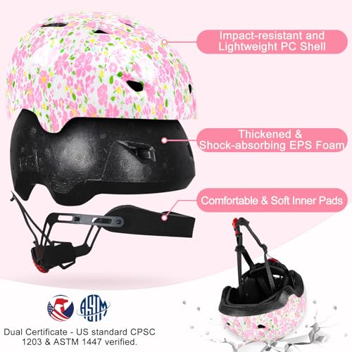Image of Toddler Bike Helmet, Kids Helmets Baby Infant Bike Helmet for Kids Toddlers Boys Girls Age 1-3 /2-4 /3-5 /5-8 for Biking Scootering Skateboarding