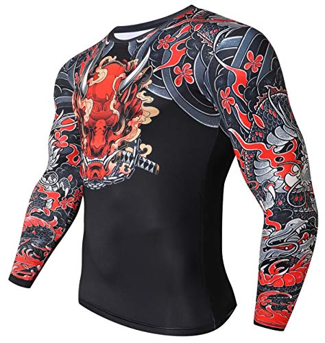 Cool Dry Compression Long Sleeve Baselayer Athletic Sports T-Shirts/Compression Crew Neck Long Sleeve T-Shirts2