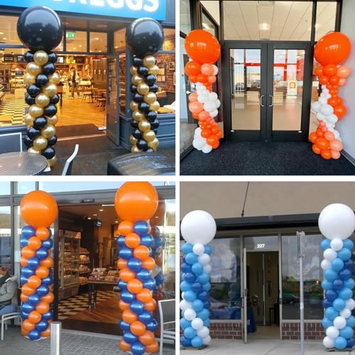 image for RUBFAC Balloon Stand for Floor Set of 4, 6.6ft Adjustable Height Ballo