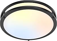 Vista 23 de Lámpara de techo LED de montaje empotrado de 36 W, lámpara de techo LED de 13 pulgadas 3600 LM, lámpara de techo moderna 2700 K/3000 K/4000 K/5000