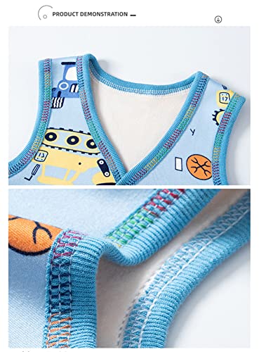 DEBAIJIA Gilet in Pile Bambino Canotta in Pile