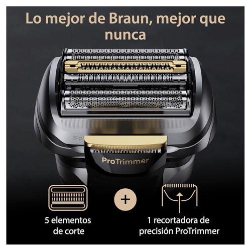 Miniatura 5 de Braun Series 9 Pro+ Afeitadora Eléctrica Hombre, 9517s, Plata
