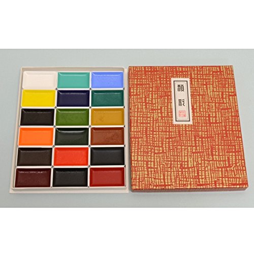 Amazon | 老蘭 顔彩 18色セット | 絵具 通販