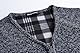 Herothorn Herren Strickweste Strickjacke ohne Ärmel V-Ausschnitt Ärmellose Fleecefutter Jacke Reißverschluss Dicke Weste Freizeitweste
