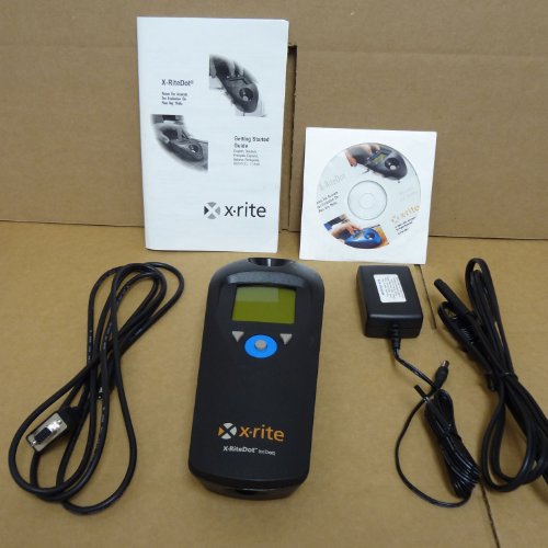 X-Rite CTP30 unit with cables and manuals