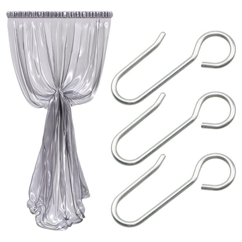 Ganchos de cortina de acero inoxidable con acabado premium y alta resistencia para diseño de interiores
