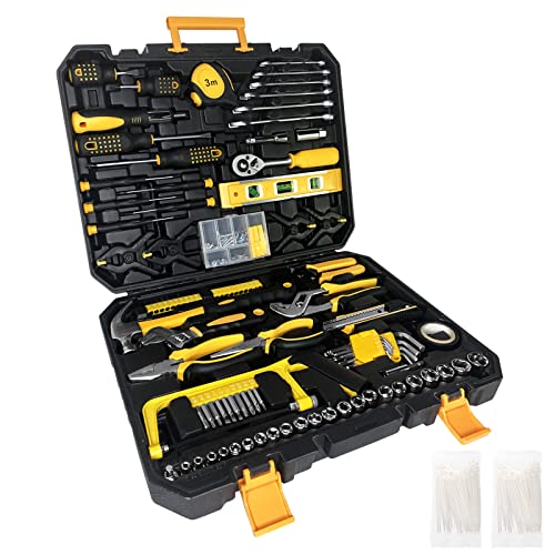 NAIZY 268-teilig Werkzeugkoffer-Set Mehrteilig Werkzeugsatz Universal Werkzeugkästen im Kunstkoffer Werkzeugkiste für…