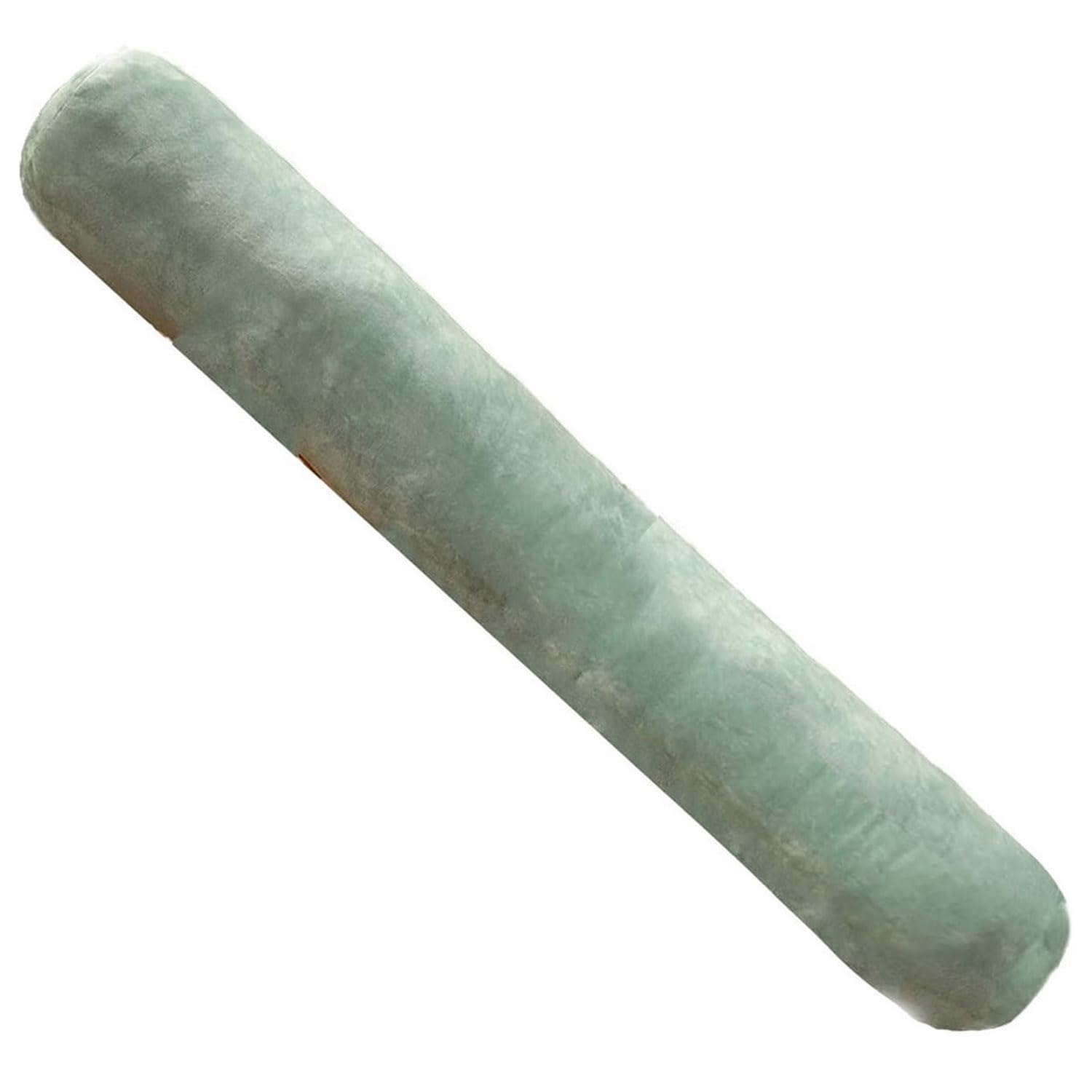 Waigg Kii Round Bolster Pillow Long Sleeping Bed Pillow,Cylinder Sleeping Cushion Yoga Legs Hugging Bolster Pillow for Back Head Neck Lumbar (45cm,Green)
