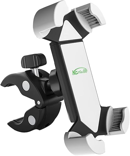 NESTELLE - Soporte ajustable para teléfono celular, abrazadera de manillar para teléfono celular, soporte para teléfono celular para motocicleta,