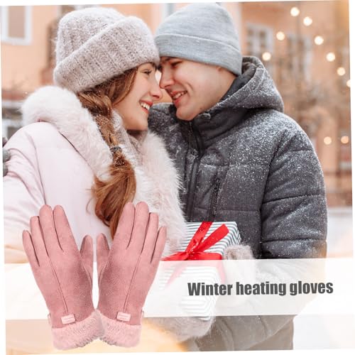Guantes de invierno recargables para mujer que combaten las manos frías 2
