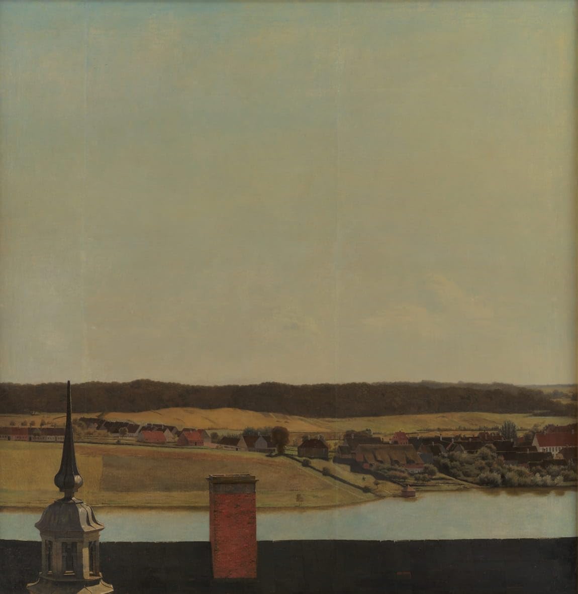 Wall art peintures château de Frederiksborg impression toile 60x90cm