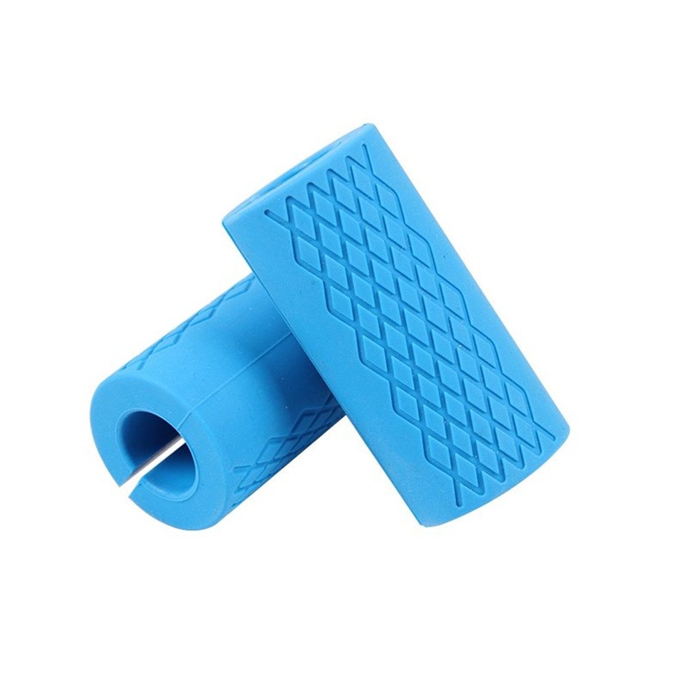 Thick Bar Fat Grips Weightlifting Fat Bar Grips Weight Machine Grips Blue