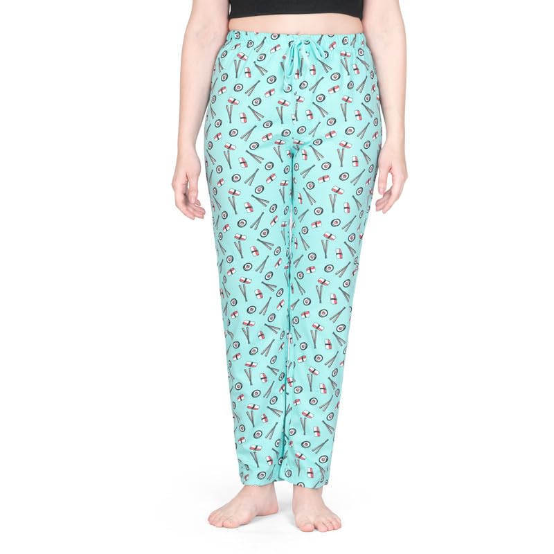Image of Real Basics Women's Cotton Printed Pyjama Pack of 1